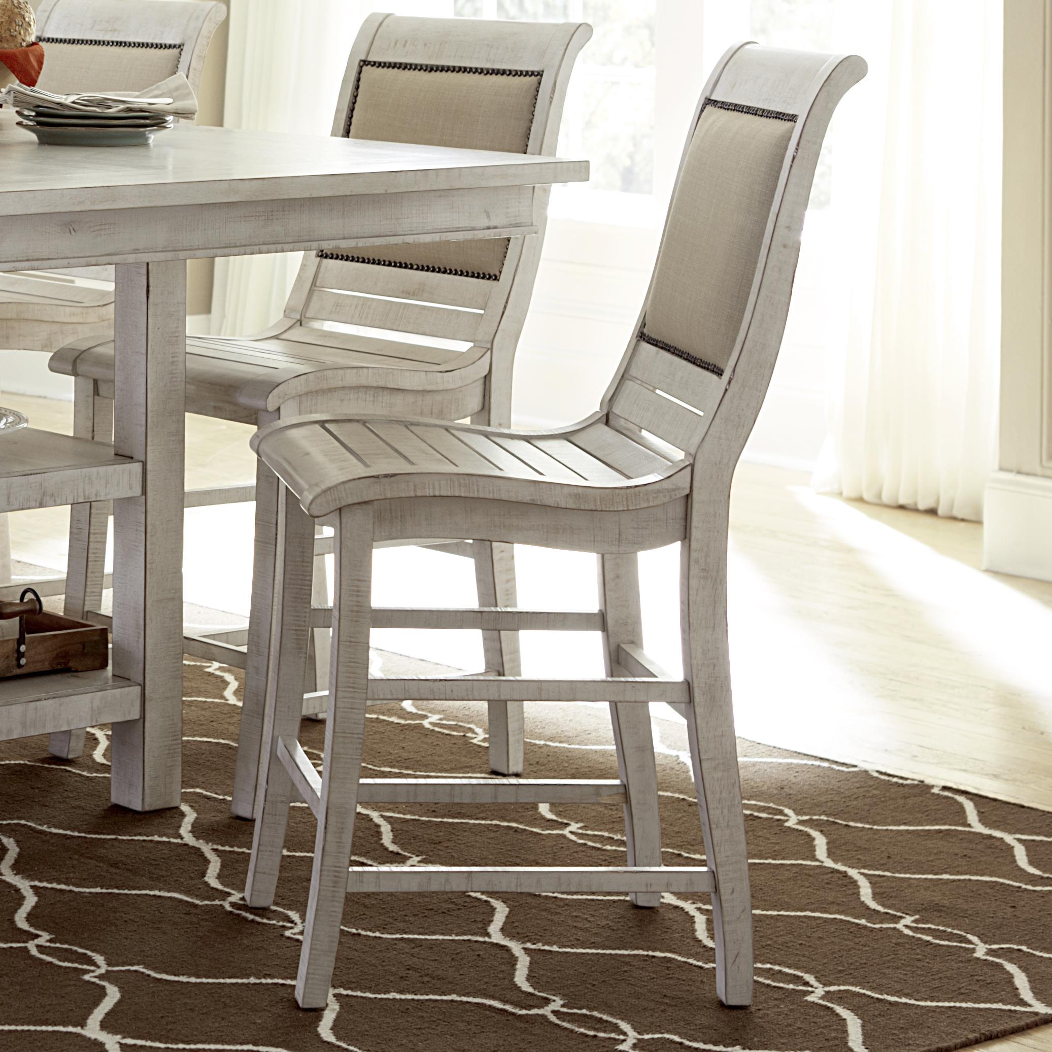 Progressive Furniture Willow Dining Distressed Finish Counter